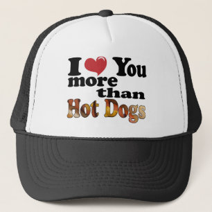 Hot Dog Liebe Truckerkappe