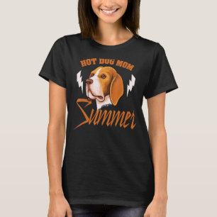 Hot Dog Mama Sommerurlaub Tierärztin T-Shirt