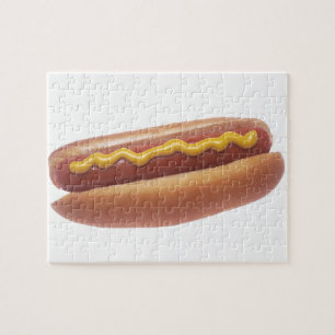 Hot Dog mit Senf Puzzle