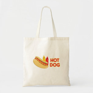 Hot Dog Mustard Ketchup Konditionen Tragetasche