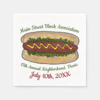 Hot Dog Neighborhood Wiedersehen Picnic Cookout Pa
