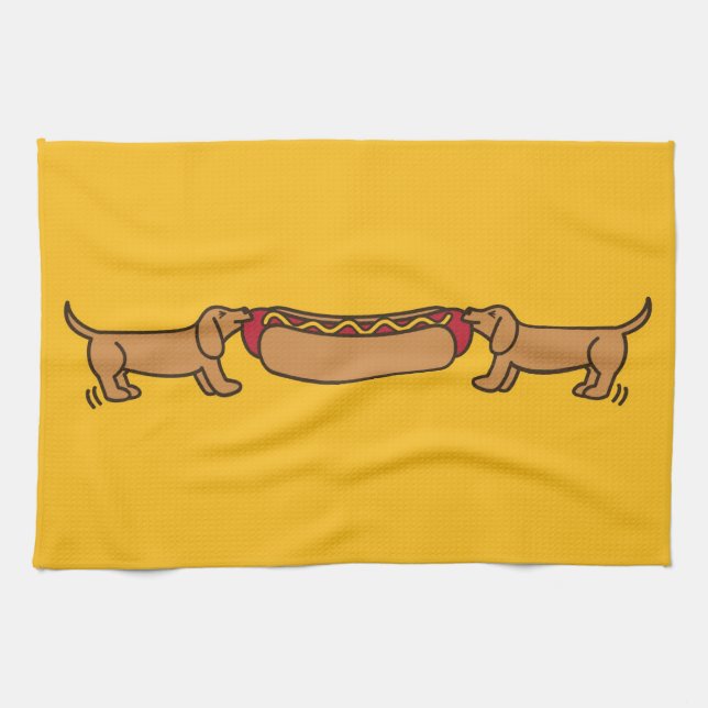 Hot Dog-O-War Küchentuch (Horizontal)