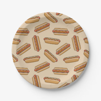 Hot Dog Pappteller