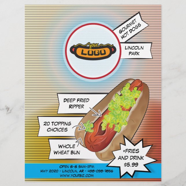 Hot Dog "Ripper" Flyer (Vorne)