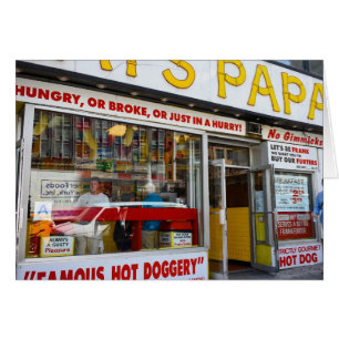 Hot Dog Shop Upper West Side New York City NYC