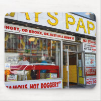 Hot Dog Shop Upper West Side New York City NYC