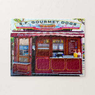 Hot Dog Stand Kalifornien. Puzzle