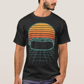 Hot Dog Sunset Retro Hotdog Wurst Frankfurter Wi T-Shirt