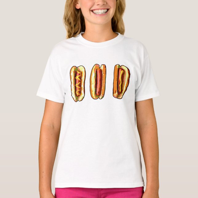 Hot Dog T Shirt (Vorderseite)