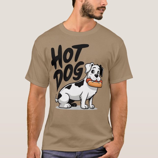 Hot Dog T-Shirt (Vorderseite)