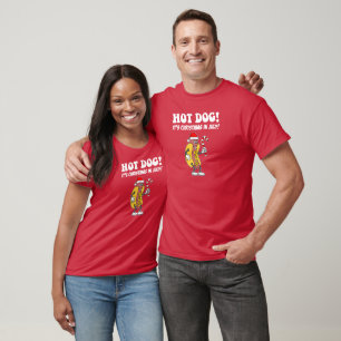 Hot Dog Weihnachten im Juli T-Shirt
