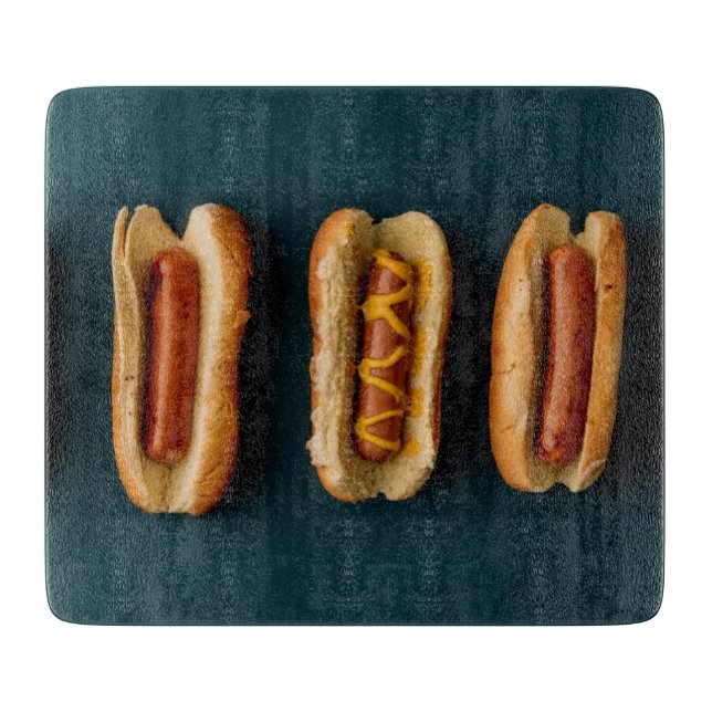 Hot Dogs and Buns Schneidebrett (Vorderseite)