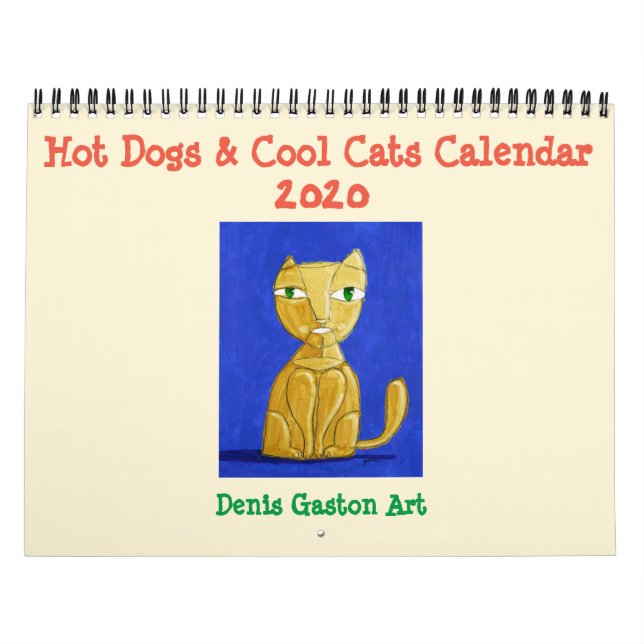 Hot Dogs & Cool Cats Kalender 2020 (Titelbild)