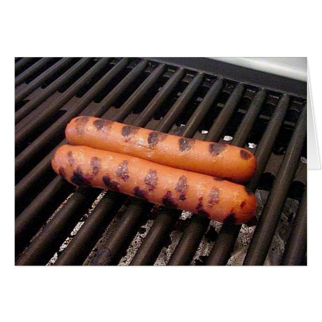 Hot Dogs, gegrillt (Vorderseite (Horizontal))