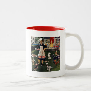 Hot Dogs Zweifarbige Tasse