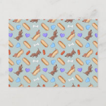 Hot Dogsund: Postkarte