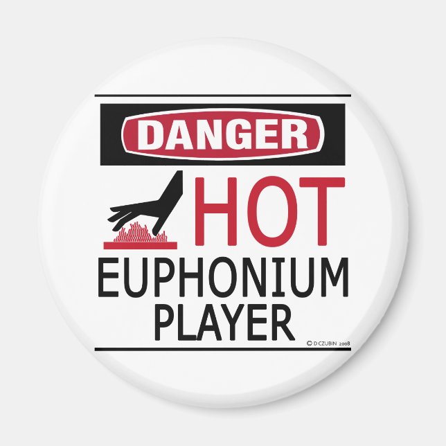 Hot Euphonium Player Magnet (Vorne)