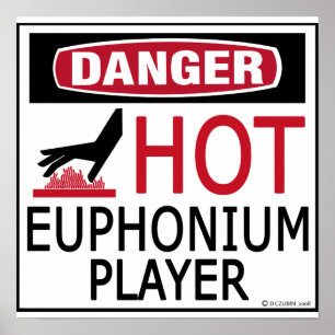 Hot Euphonium Player Poster