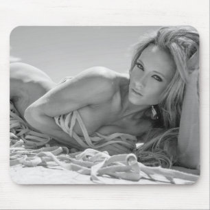 Hot Female Fitness Girls Mousepad