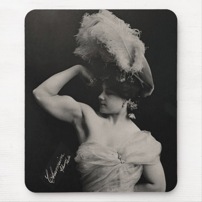 Hot Female Fitness Girls Mousepad (Vorne)