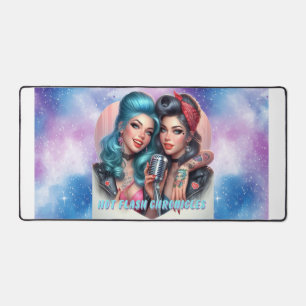 Hot Flash Chronicles Retro Large Gaming Mousepad Schreibtischunterlage