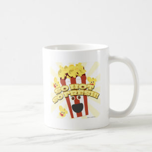 Hot Fresh Popcorn Movie Time Fun Cartoon Kaffeetasse