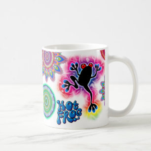 Hot Frog Surf Keramik Kaffee Tasse. Kaffeetasse