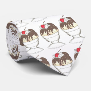 Hot Fudge Ice Cream Shoppe Sundae Feinschmecker Kr Krawatte