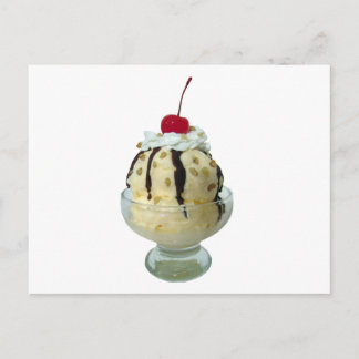 Hot Fudge Sundae Postkarte