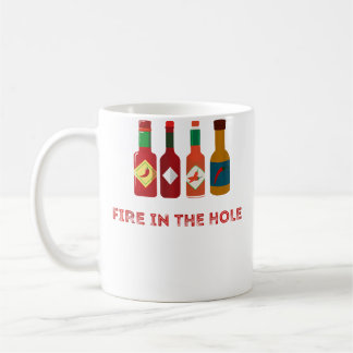 Hot Funny Foodie Spicy Hot Chilli Pepper Sauce Kaffeetasse