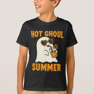 Hot Ghoul Summer Niedlich Funny Ghost Halloween T-Shirt