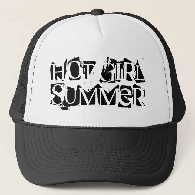 Hot Girl Summer Hat #tiktok #hotgirlSummer Truckerkappe (Vorderseite)
