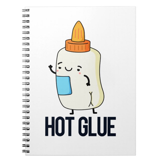 Hot Glue Funny Pub Notizblock (Vorderseite)