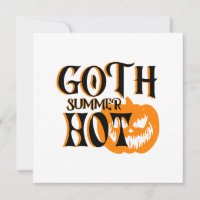Hot Goth Summer-Horror Lächeln Pumpkin