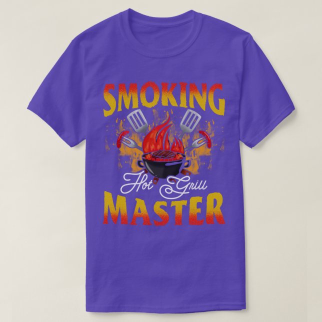 Hot Grill Master Rauch T-Shirt (Design vorne)