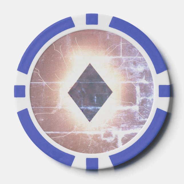 Hot Hand Diamant Pokerchip-Symbol Pokerchips (Vorderseite)