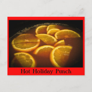 Hot Holiday Punch Rezept Postkarte