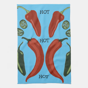 HOT HOT HET scharfe Chilen Jalapeno Geschirrtuch