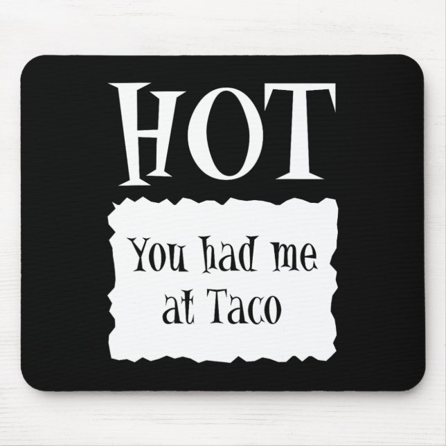 HOT - Hot Packet Halloween Taco Kostüm 1 Mousepad (Vorne)