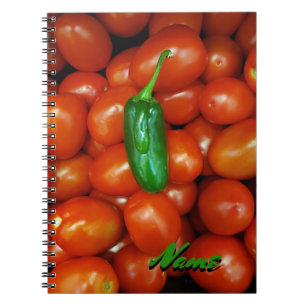 Hot Jalapeno Cool Tomaten Notizblock