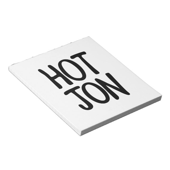 HOT JON NOTIZBLOCK (angewinkelt)
