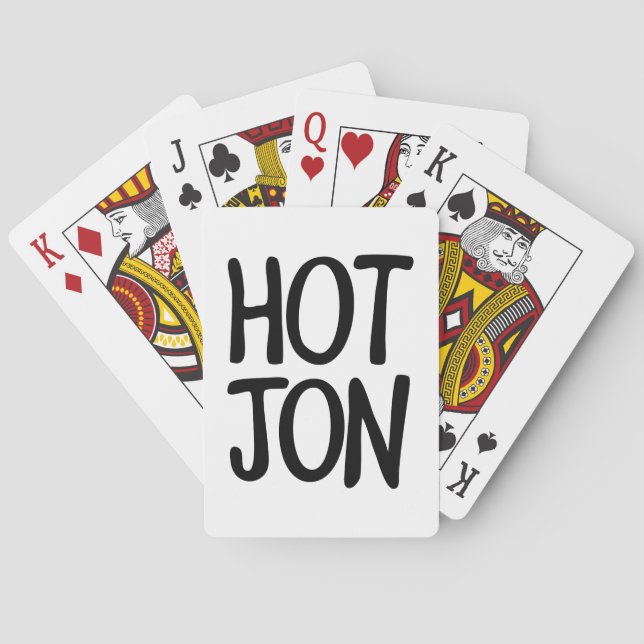 HOT JON SPIELKARTEN (Rückseite)