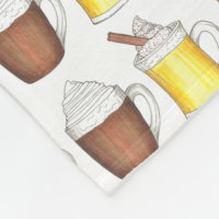 Hot Kakao Buttered Rum Egg Nog Warme Wintergetränk