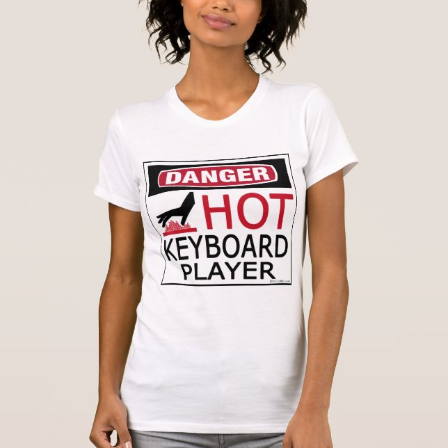 Hot-Keyboard-Player T-Shirt (Vorderseite)