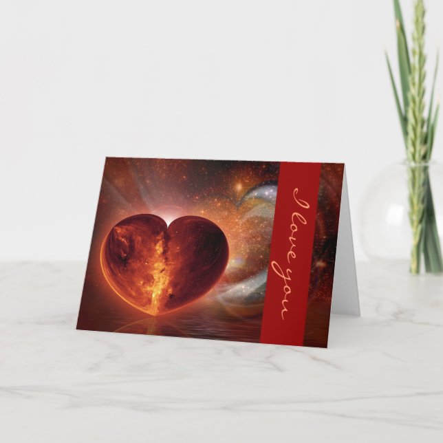 Hot Liebe + I Liebe Karte (Vorderseite)