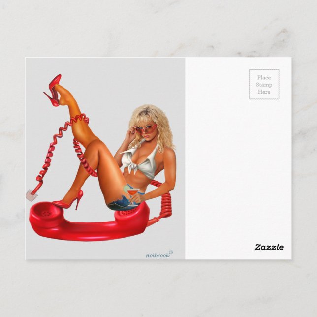 HOT LINIE POSTKARTE (Rückseite)