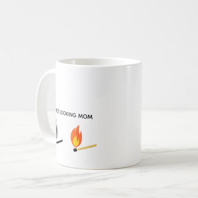 HOT LOOKING MOM COFFEE MUG KAFFEETASSE (Vorderseite Links)