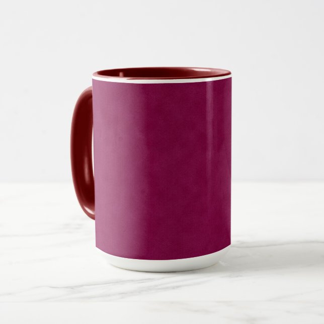 Hot Magenta Denim Texture, Tasse (Vorderseite Links)