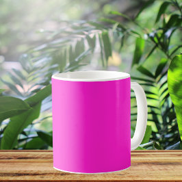 Hot Magenta Solid Color Kaffeetasse