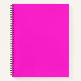 Hot Magenta Solid Color Notizbuch
